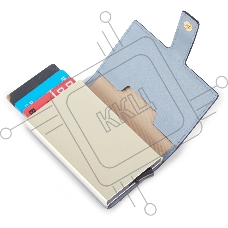Чехол для кредитных карт Piquadro Circle PP5649W92R/AZ3 голубой натур.кожа/алюм.