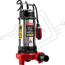 Насос ЗУБР НПФ-1500-Р  фекальный погружной 1500Вт пропускная способность 380 л/мин напор 15м чугунн