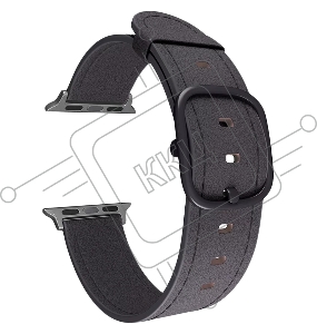 Кожаный ремешок Lyambda Minkar для Apple Watch 42/44 mm DSP-03-44 Black