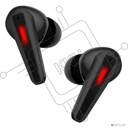 Наушники с микрофоном A4Tech Bloody M70 черный/красный вкладыши BT в ушной раковине (M70 BLACK+ RED)
