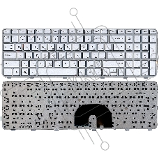Клавиатура для ноутбука HP Pavilion DV6-6000 серебристая