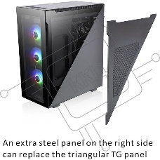Компьютерный корпус Thermaltake Divider 500 TG ARGB CA-1T4-00M1WN-01 Black/Win/SPCC/Tempered Glass*4/120mm ARGB Fan*3/120mm Standard Fan*1 (527880)