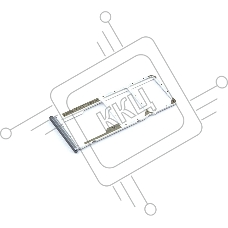 Лоток для SIM-карты Xiaomi Redmi 9T / Note 9 / Note 9 Pro белый