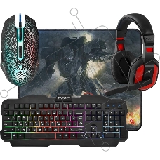 Клавиатура + мышка +PAD +HEADSET Defender TARGET MKP-350