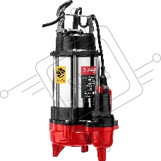 Насос ЗУБР НПФ-450  фекальный погружной 450Вт пропускная способность 250 л/мин напор 12м чугунн