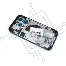 Задняя крышка (стекло) для iPhone 15 Pro (A3102) в сборе со стеклом камеры белая