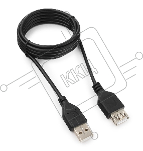 Кабель удлинитель USB 2.0 Гарнизон GCC-USB2-AMAF-1.8M, AM/AF, 1.8м, пакет