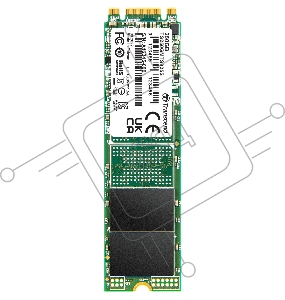 Накопитель SSD M.2 Transcend 250Gb MTS825 <TS250GMTS825S> (SATA3, up to 500/330MBs, 3D NAND, 90TBW, 22x80mm)