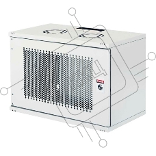 Шкаф коммутационный Lande NetBox Soho (LN-SH07U5430-LG-F0-3) настенный 7U 540x300мм пер.дв.перфор. задн.дв.стал.лист несъемн.бок.пан. направл.под закл.гайки 80кг серый IP20 сталь
