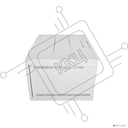 Шкаф телеком. настенный 6U (600х480) дверь металл (ШРН-6.480.1) (1 коробка)