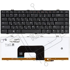 Клавиатура для ноутбука Dell Studio 14 14z 1440 1450 1457 черная с подсветкой