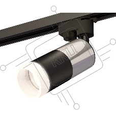 Светильник Ambrella light XT6302052 SBK/PSL/FR черный песок/серебро полированное/белый матовый MR16 GU5.3
