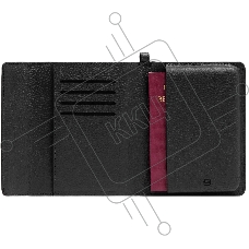 Обложка для паспорта Piquadro Modus Special PP7038MOSR/N черный натур.кожа