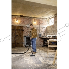 Строительный пылесос Karcher WD 7 Control P S 30/6/35/T 1400Вт (уборка: сухая/сбор воды/выдув) серебристый