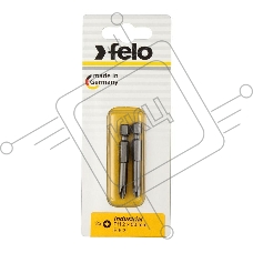 Бита крестовая PH 2х50 серия Industrial (уп.2шт) в блистере Felo 03202536