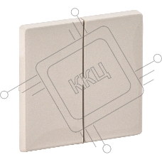 Лицевая панель для двухклавишного выключателя. Слоновая кость Valena LIFE