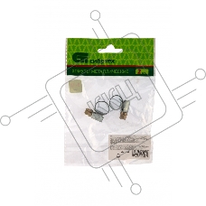 Хомуты металлические стандартное болтовое крепление 8-12 мм, ширина 9 мм, 2 шт.// Сибртех