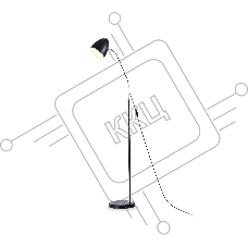 Светильник Ambrella light TR97681 BK черный E27 max 40W D150*1540