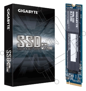 Накопитель SSD M.2 2280 256GB Gigabyte Client SSD GP-GSM2NE3256GNTD PCIe Gen3x4 with NVMe, 1700/1100, IOPS 180/250K, MTBF 1.5M, 3D TLC, 300TBW, NVMe 1.3, RTL