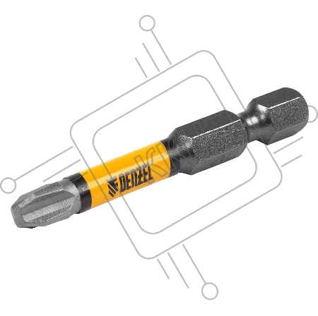 Набор бит торсионных PH3x50 мм, лазерная обработка шлица, сталь S2, 10 шт.// Denzel