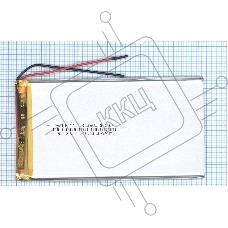 Аккумулятор Li-Pol (батарея) 3*60*110мм 2pin 3.7V/3500mAh