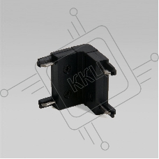 Flat Magnetic Коннектор угловой внутренний для накладного шинопровода (черный) 85002/00