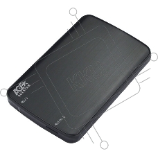 Внешний корпус для HDD/SSD AgeStar 3UB2A12 SATA пластик/алюминий черный 2.5