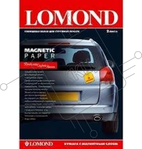 Бумага Lomond глянцевая, для изготовления магнитных стикеров, А3, 660г/м2, 530мкм, 2 листа.
