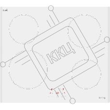 Индукционная варочная панель Korting HI 64013 BW