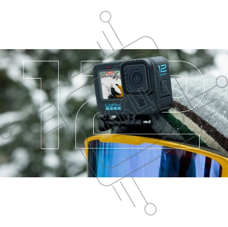 Экшн-камера GoPro HERO12 Black 1xCMOS 27Mpix черный