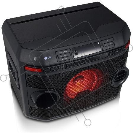 Минисистема LG XBOOM OL45 черный 220Вт CD CDRW FM USB BT