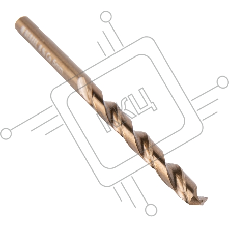 Сверло по металлу, 5 мм, HSS Co-8%// Denzel