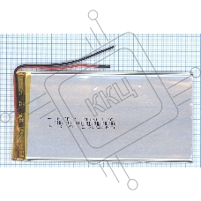 Аккумулятор Li-Pol (батарея) 3*60*120мм 2pin 3.7V/3500mAh