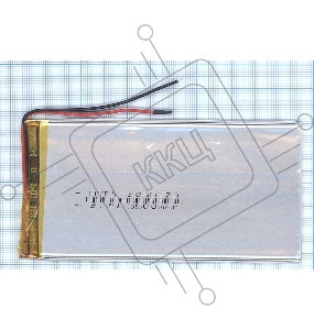 Аккумулятор Li-Pol (батарея) 3*60*120мм 2pin 3.7V/3500mAh