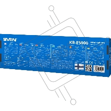 Клавиатура SVEN KB-E5000 серый металлик (slim, 109 кл., USB)