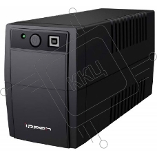 Интерактивный ИБП IPPON BACK BASIC 850 (480Вт/850ВА) 1-фазное входное напряжение, выходная мощность 850 ВА / 480 Вт, выходных разъемов: 2, разъемов с питанием от батареи: 2, интерфейсы: USB, время зарядки 6 ч.