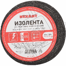 Изолента ХБ REXANT 15 х 0,35 мм, (ролик 30 м/300 г) (1-ПОЛ)