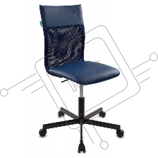 Кресло Бюрократ CH-1399/BLUE спинка сетка синий сиденье синий искусственная кожа крестовина металл