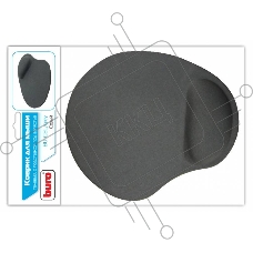 Коврик для мыши гелевый BU-GEL/grey, серый, 230х205х25, BURO