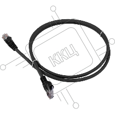 Патч-корд LANMASTER LSZH UTP кат.6, 5.0 м, черный