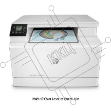 МФУ лазерный HP Color LaserJet Pro MFP M182n (7KW54A), A4, цветной, печ. до 16 стр/мин., 600 x 600 dpi (печать) 1200x1200dpi (скан.), USB, RJ-45, Air Print, Mopria