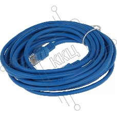 Патч-корд Premier PP12-5M/B 1000Гбит/с UTP 4 пары cat5E CCA molded 5м синий RJ-45 (m)-RJ-45 (m)