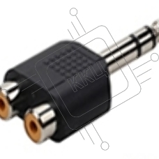Переходник с Jack на RCA (тюльпан) 2 канала
