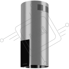 Вытяжка Kuppersberg MOTUBA 35 X, цилиндрическая, островная, 35 см, сенсорное управление, таймер, отвод/рециркуляция, 3 скорости, производительность 850 м3/ч, LED освещение, обратный клапан, уровень шума 68 дБ, угольный фильтр CF110 (опция), цвет нержавеющая сталь