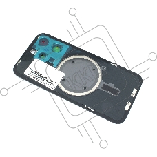 Задняя крышка (стекло) для iPhone 15 Pro (A3102) в сборе со стеклом камеры серая