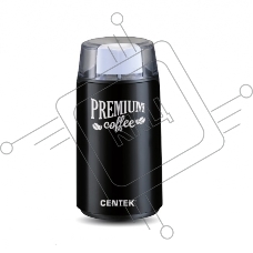 Кофемолка Centek CT-1360 Black (черн) 250Вт, 45 г, 5 ЧАШЕК АРОМАТНОГО КОФЕ, прозрачная крышка
