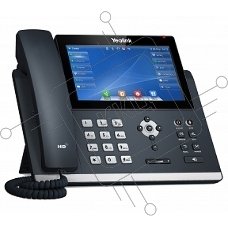 Телефон IP YEALINK SIP-T48U, цветной сенсорный экран, 16 аккаунтов, BLF,  PoE, GigE, без БП, шт