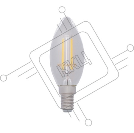 Лампа филаментная REXANT Свеча CN35 9.5 Вт 950 Лм 2700K E14 прозрачная колба