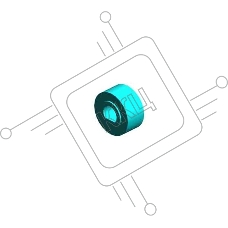 Промежуточная соединительная шестерня Ricoh AB011335, 16 зубьев