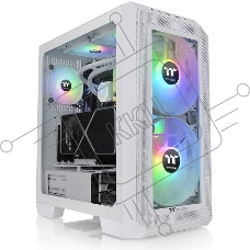 Компьютерный корпус Thermaltake View 300 MX белый без БП ATX 6x120mm 6x140mm 3x200mm 2xUSB2.0 1xUSB3.0 audio bott PSU